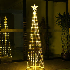 Árvore de Natal em Led 2024 - Kit Completo Estrutura + LEDS + ESTRELA [BIVOLT]