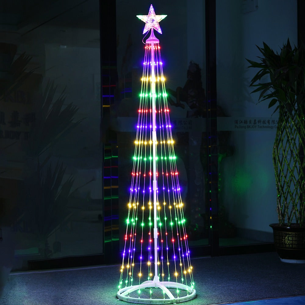 Árvore de Natal em Led 2024 - Kit Completo Estrutura + LEDS + ESTRELA [BIVOLT]