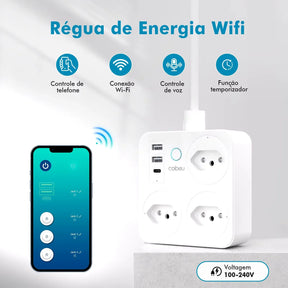 Tomada Inteligente WiFi - Controle Seus Aparelhos Pelo Smartphone