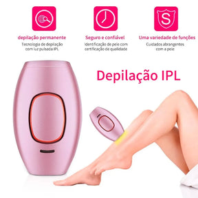 Kit 2 Depilador a Laser Definitivo Portátil Luz Pulsada IPL + Óculos de Proteção