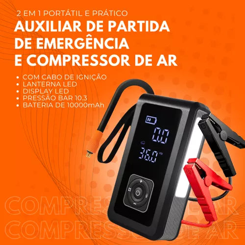 Compressor de ar e Auxiliar de partida de emergência