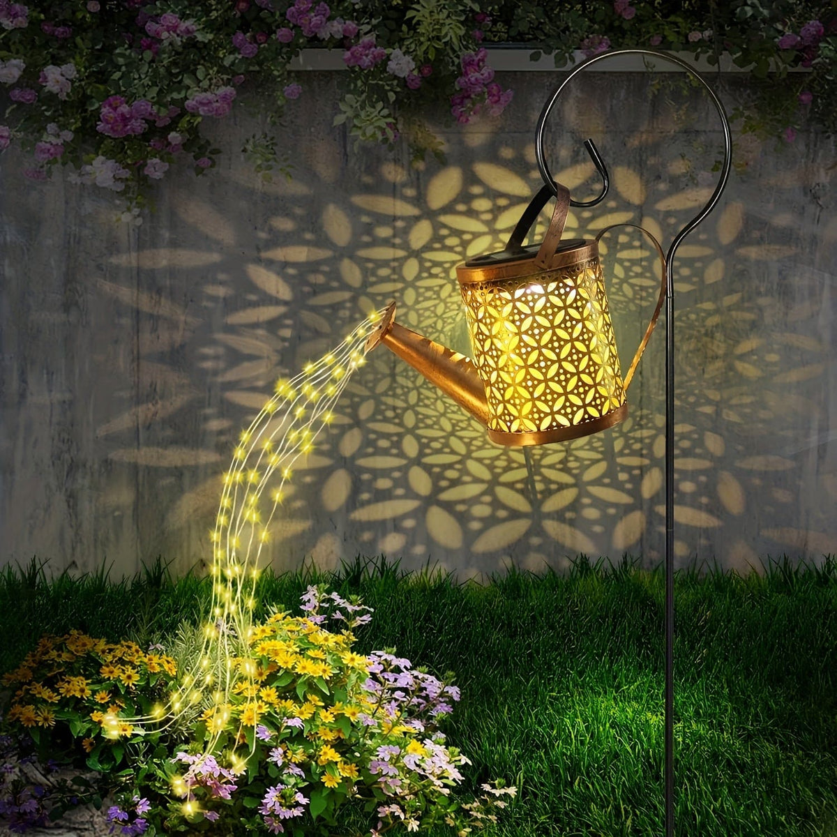 Regador LED Decoração Jardim [Carregamento Solar]