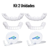 Kit 2 Lente Dental White - Snap On Smile - Sorriso Perfeito com Conforto e Praticidade