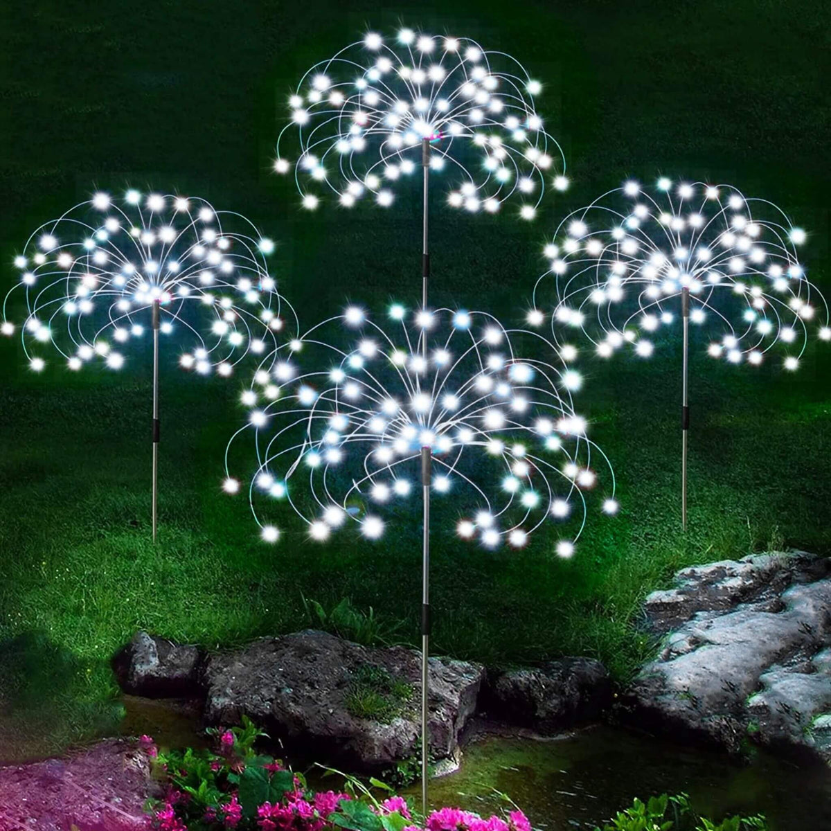 Led Solar - Fogos de Artifício Decoração de Natal | Natal Encantado