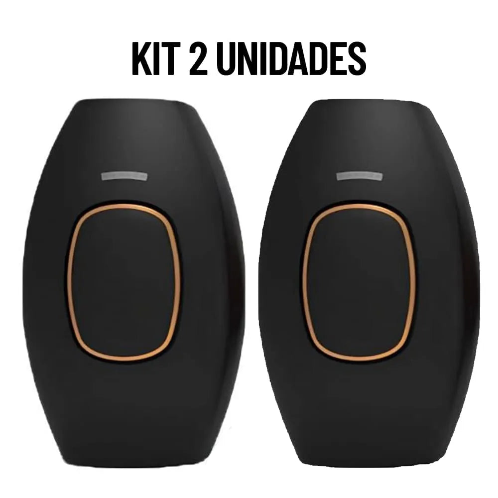 Kit 2 Depilador a Laser Definitivo Portátil Luz Pulsada IPL + Óculos de Proteção