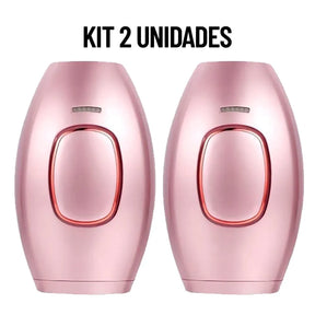 Kit 2 Depilador a Laser Definitivo Portátil Luz Pulsada IPL + Óculos de Proteção